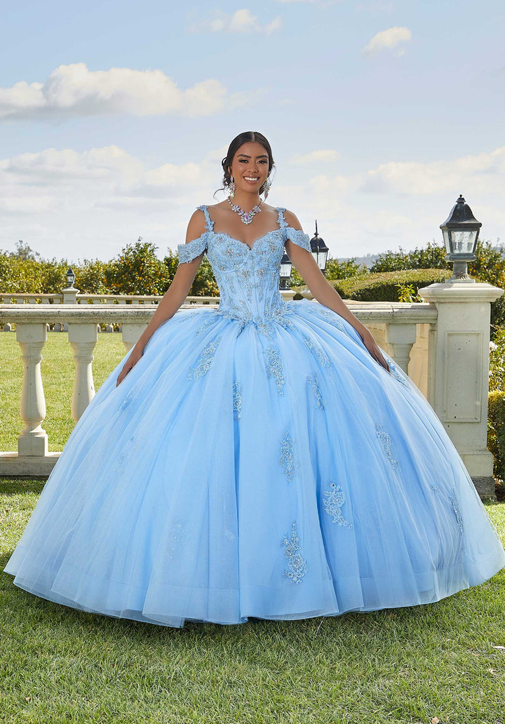 Morilee 89422 Bahama Blue Quinceañera Dress