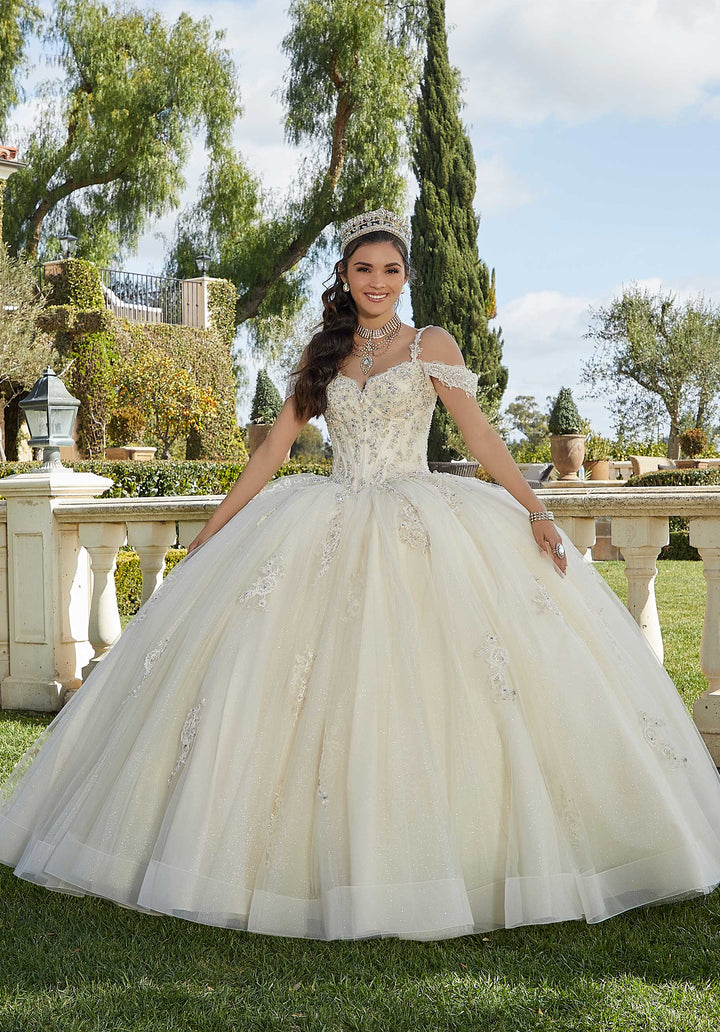 Morilee 89422 Champagne Quinceañera Dress