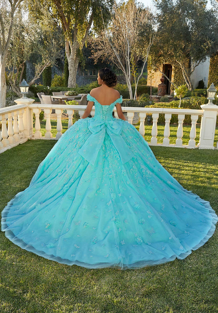 Morilee 89425 Aqua Quinceañera Dress