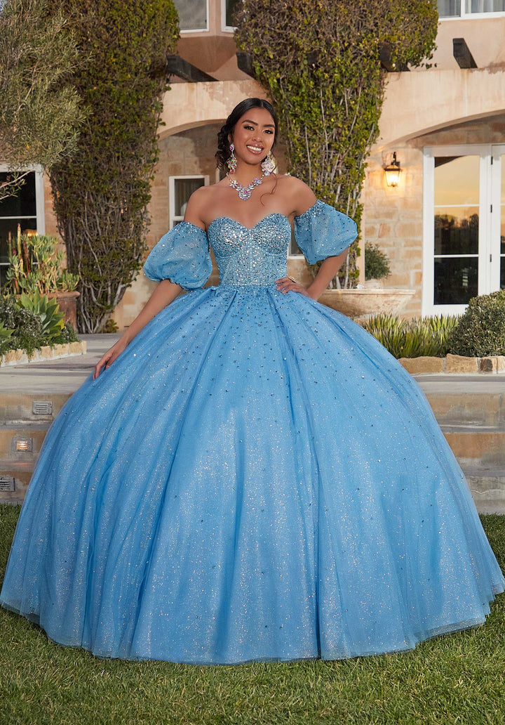 Morilee 89426 French Blue Quinceañera Dress