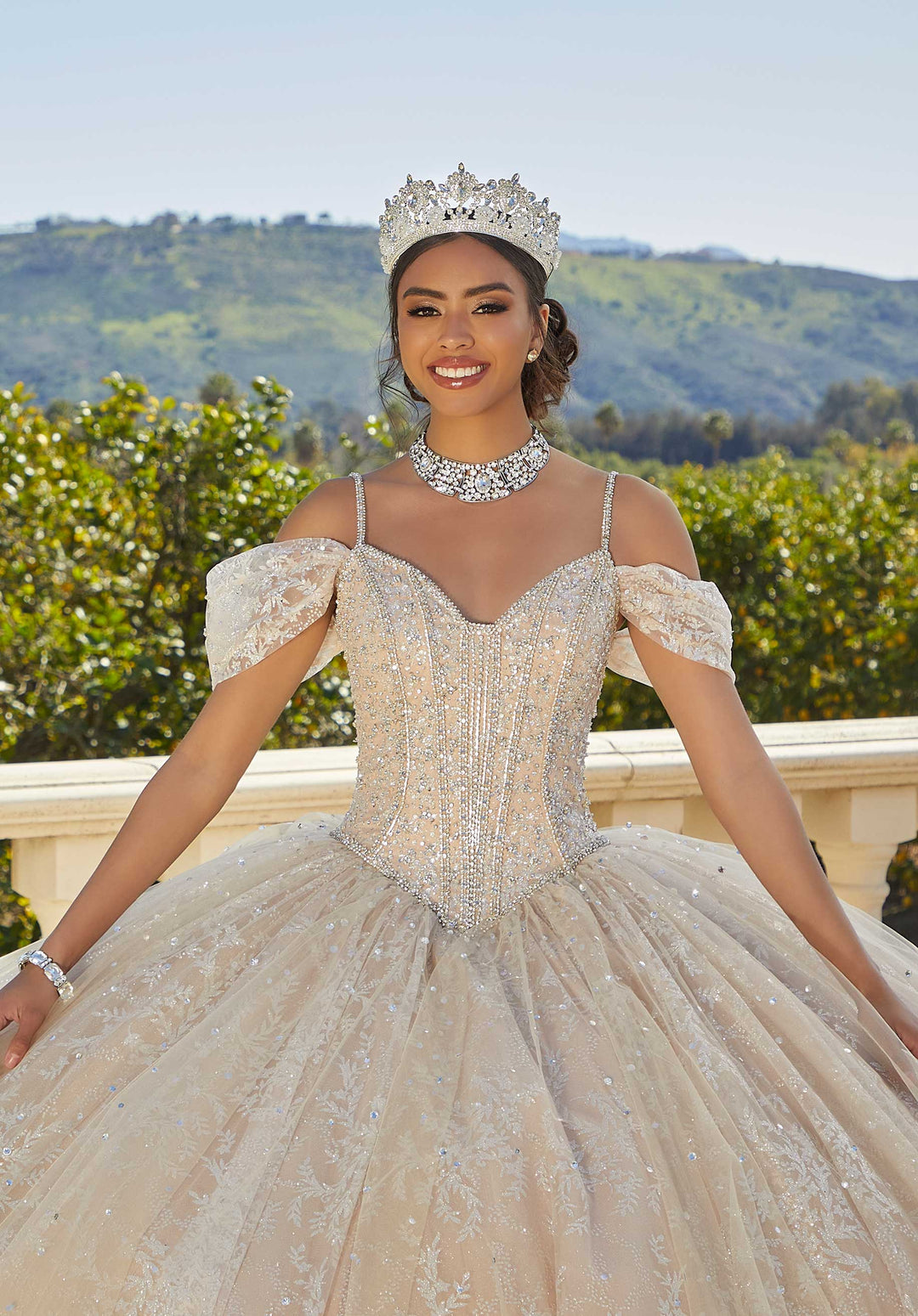 Morilee 89430 Nude Quinceañera Dress