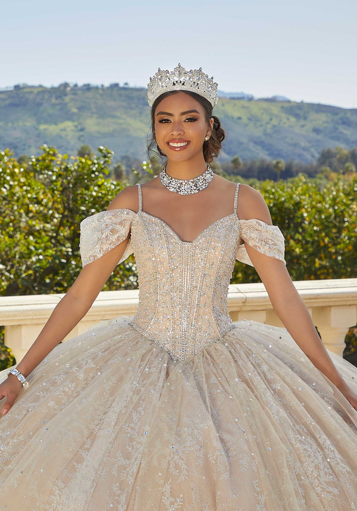 Morilee 89430 Nude Quinceañera Dress