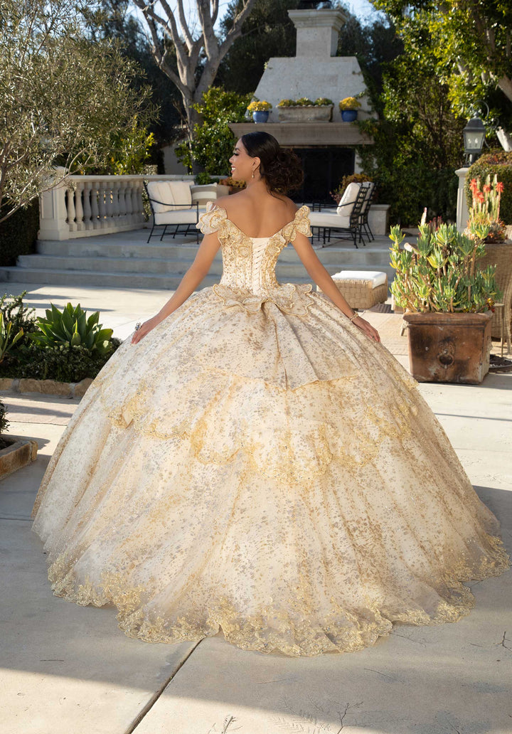 Morilee 89431 Gold Quinceañera Dress