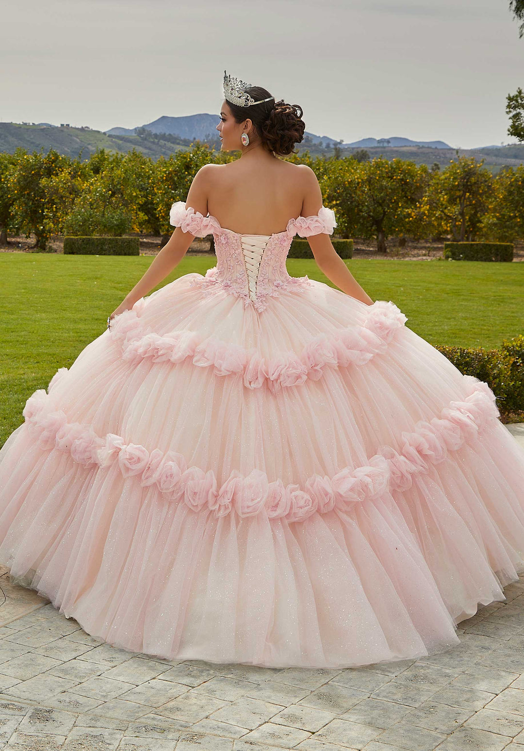 Morilee 89433 Champagne/Blush Quinceaรฑera Dress โ The Quince Of Your Dreams
