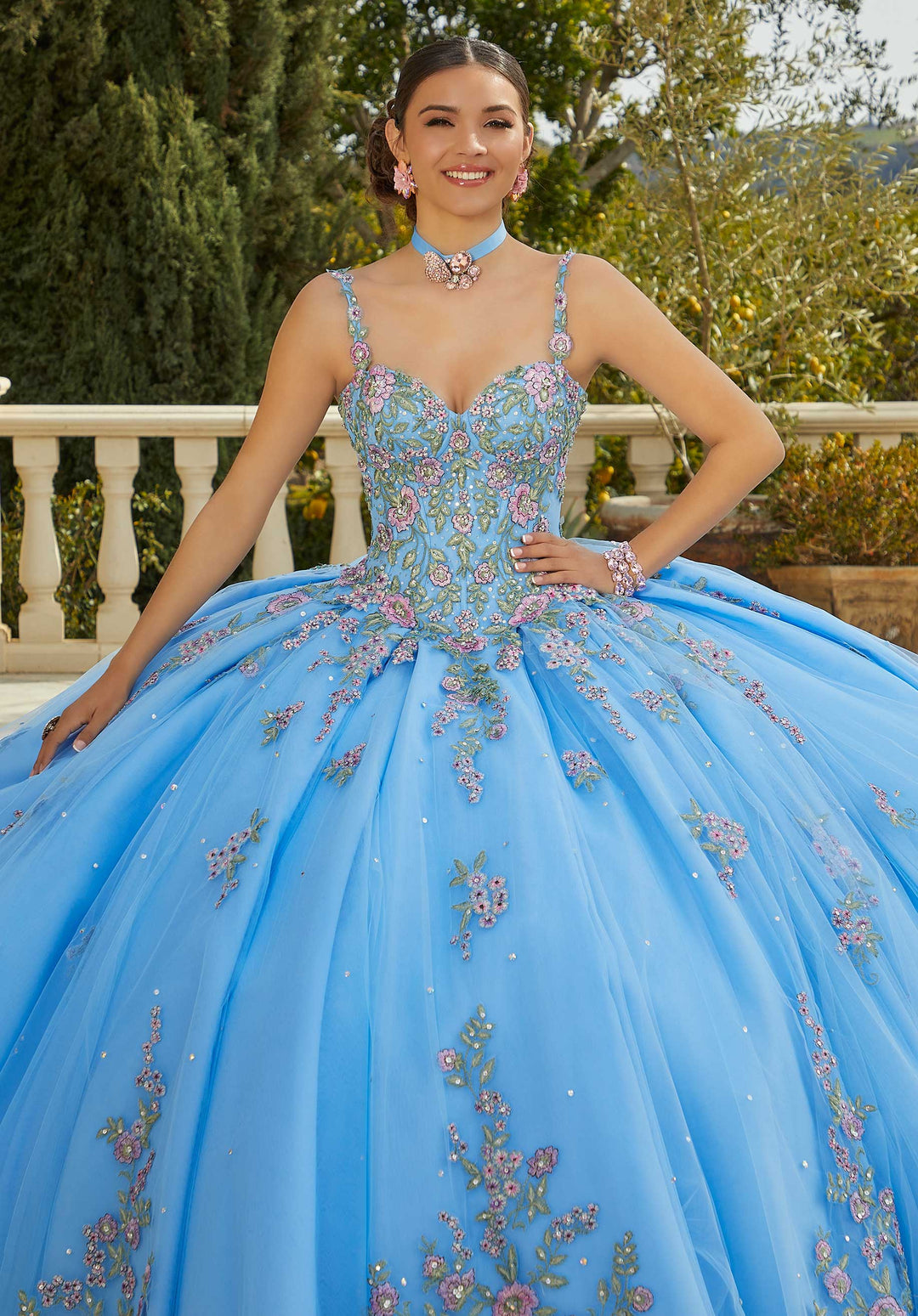 Morilee 89435 French Blue/Multi Quinceaera Dress The Quince Of Your Dreams Morilee 89435 French Blue/Multi Quinceaera Dress The Quince Of Your Dreams