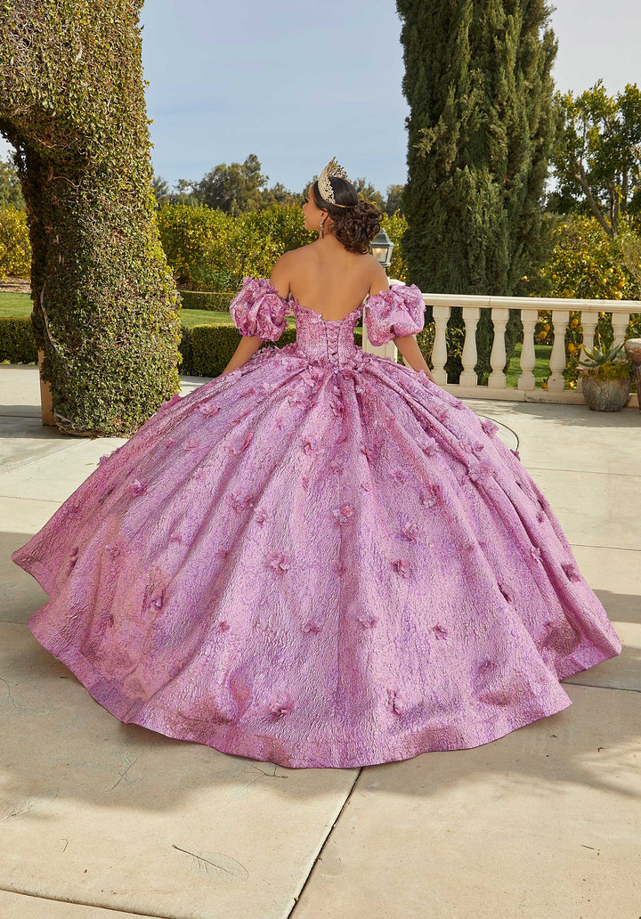 Morilee 89436 Metallic Pink Quinceañera Dress