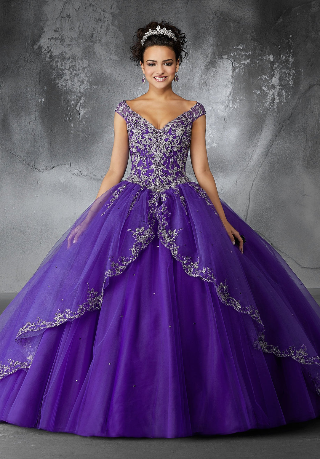 Margaret on a Princess Tulle Ballgown - MoriLee #60054