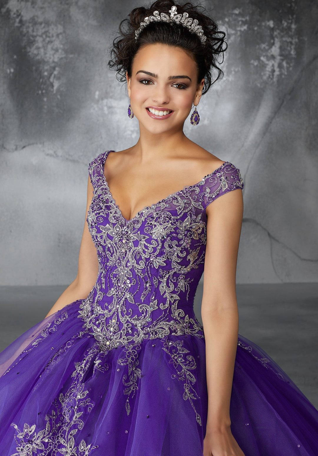 Margaret on a Princess Tulle Ballgown - MoriLee #60054