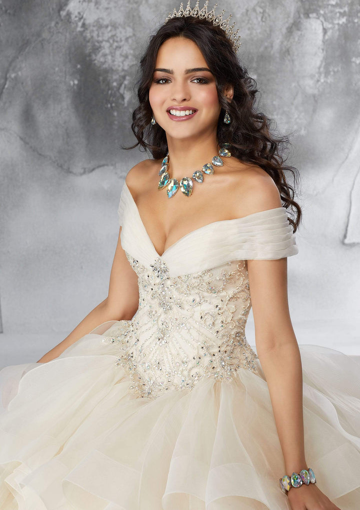 Diana on a Ruffled Organza - MoriLee #89188