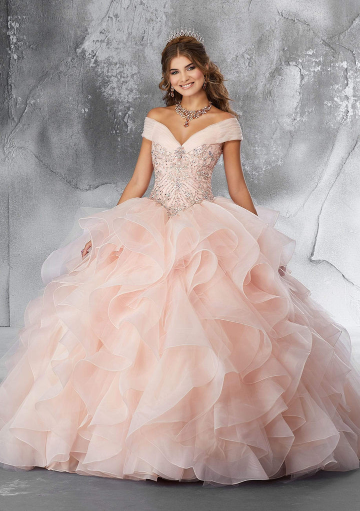 Diana on a Ruffled Organza - MoriLee #89188