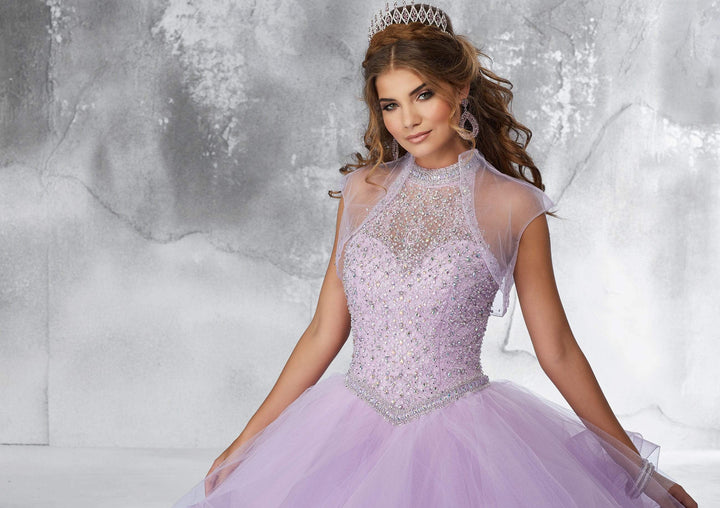 Emily with Crystal Beaded Lace Bodice - MoriLee #89189