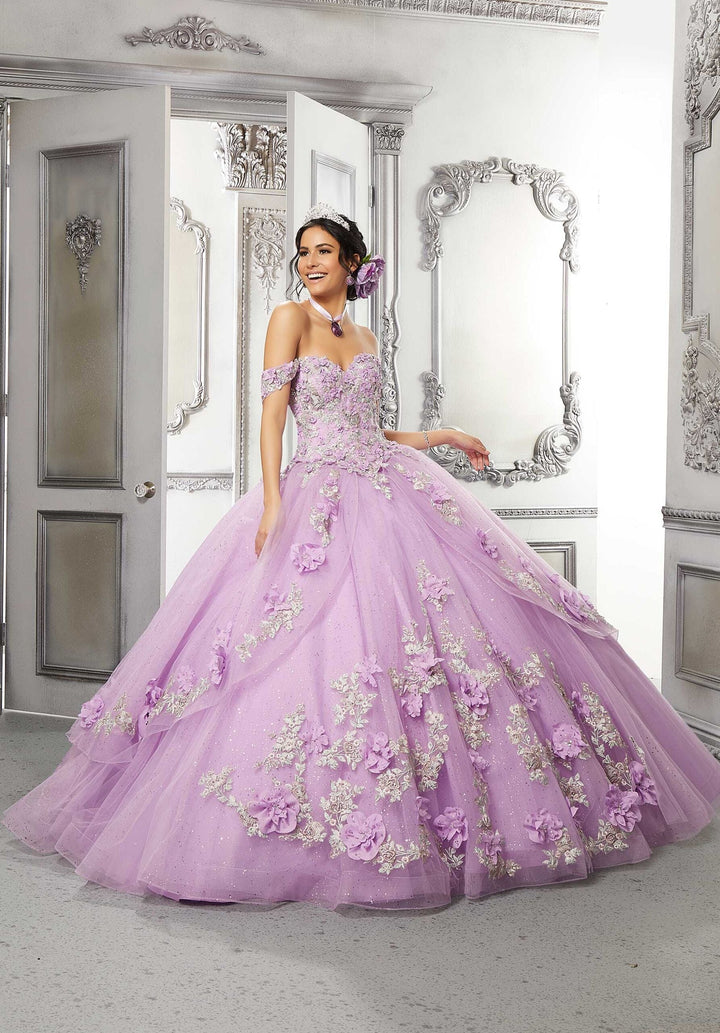 Princess Tulle Floral Quinceañera Dress  #89318
