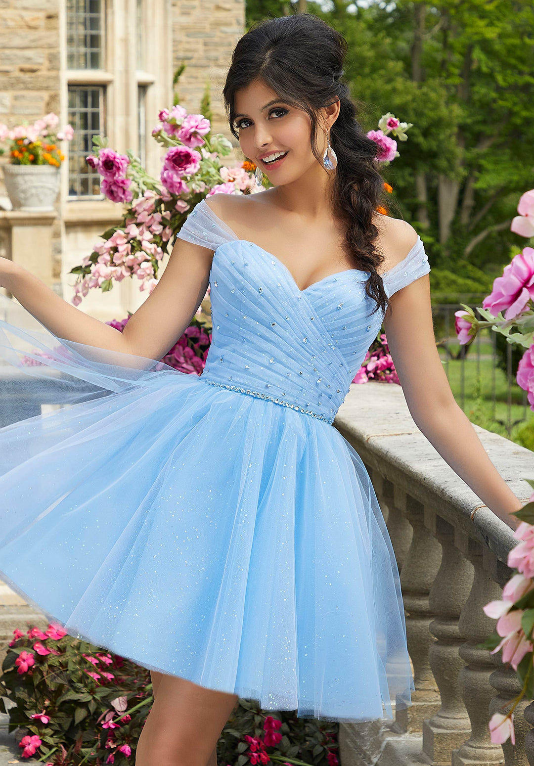 Leona on a Glitter Tulle - MoriLee  #9535